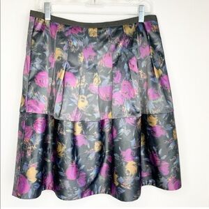 The Limited - Floral A-line Skirt - Size 8